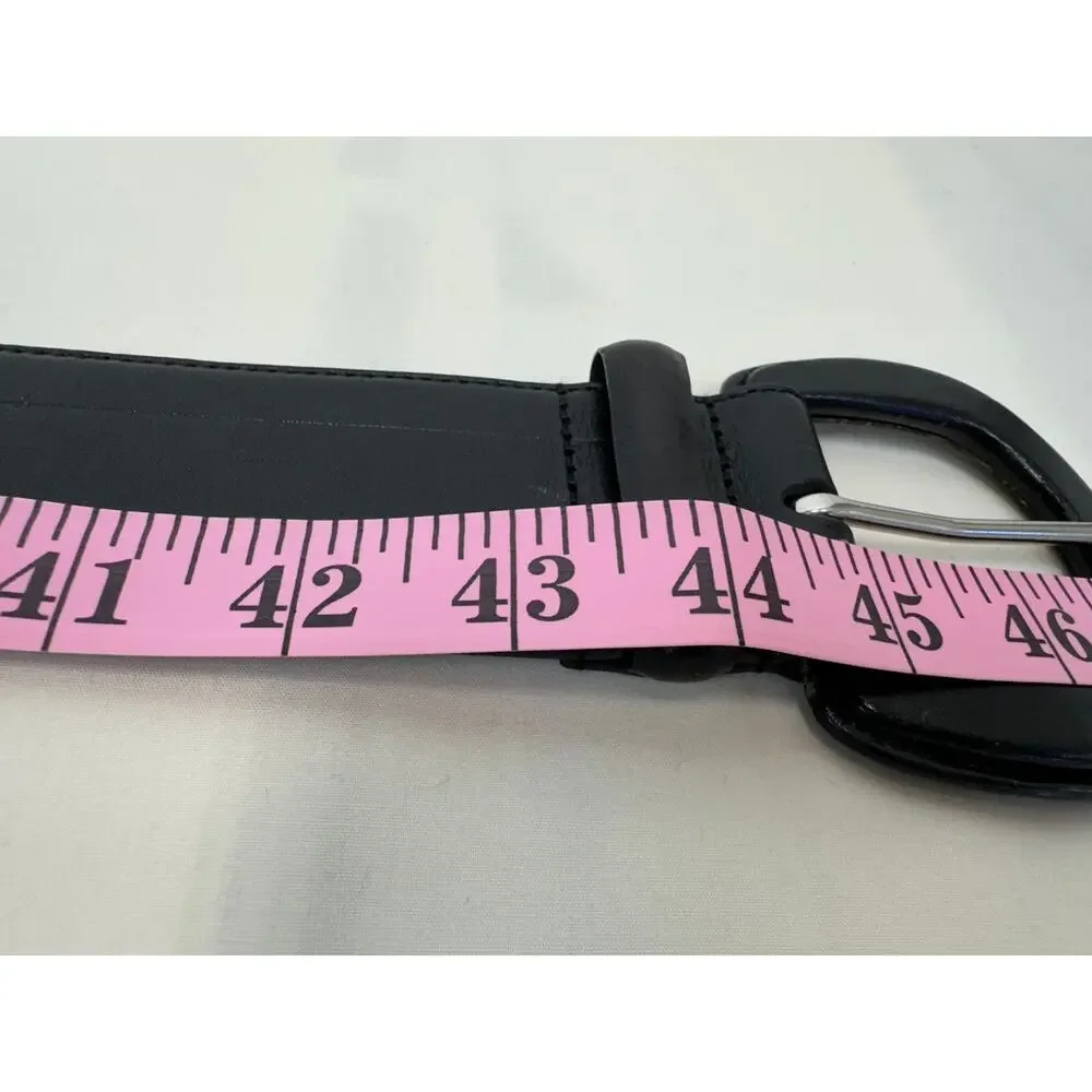 Lauren Ralph Lauren Black Leather Belt SZ XL Quiet Luxury Heritage Style